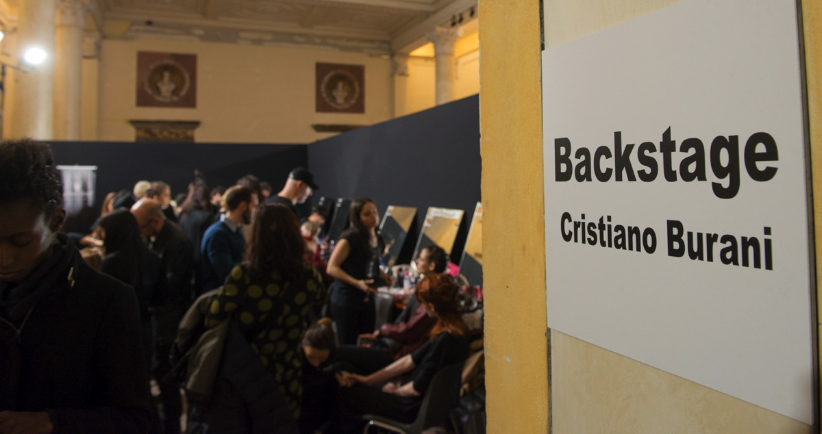 MFW – Backstage Clinique e Sfilata Cristiano Burani
